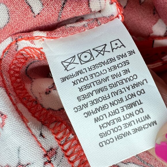 Spiritual Gangster Red Floral Romper with Tassels Size Small - Picture 14 of 14